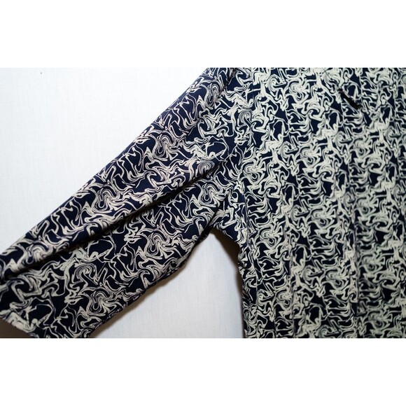 Ulla Popken womens top 20/22 abstract blue - Picture 2 of 8